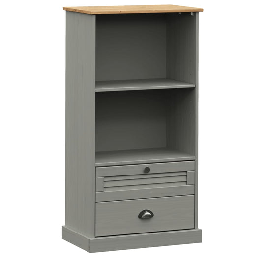 Bookcase VIGO Grey 60x35x114.5 cm Solid Wood Pine Bookcase VIGO Grey 60x35x114.5 cm Solid Wood Pine