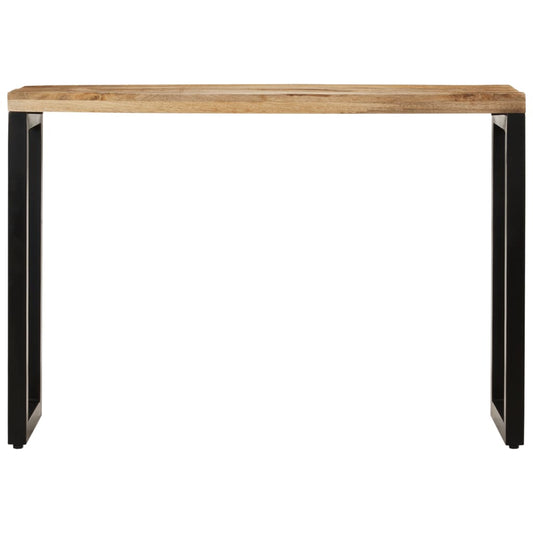 Console Table 110x35x76 cm Solid Rough Wood Mango Console Table 110x35x76 cm Solid Rough Wood Mango