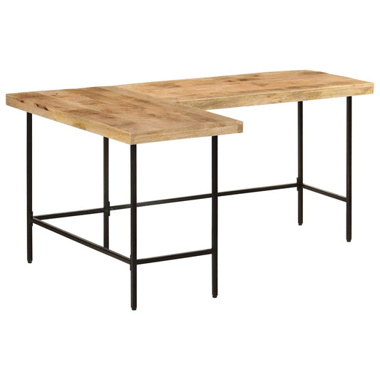 Desk 165x110x77 cm Solid Wood Mango and Iron Desk 165x110x77 cm Solid Wood Mango and Iron