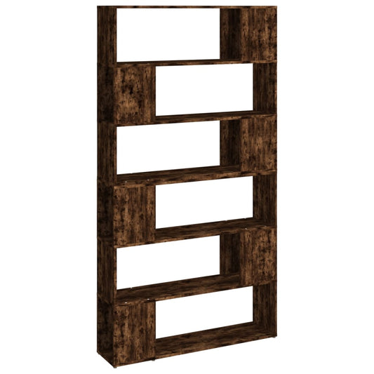 Book Cabinet/Room Divider Smoked Oak 100x24x188 cm Book Cabinet/Room Divider Smoked Oak 100x24x188 cm