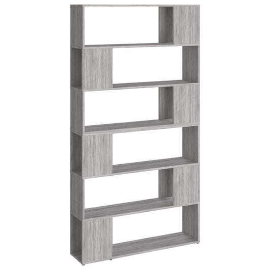 Book Cabinet/Room Divider Grey Sonoma 100x24x188 cm Book Cabinet/Room Divider Grey Sonoma 100x24x188 cm