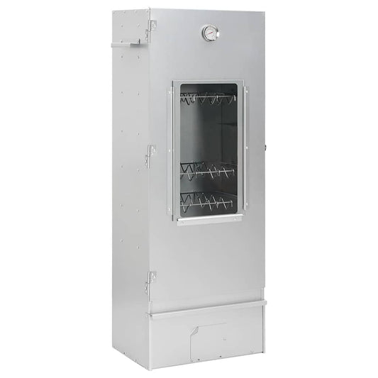 BBQ Oven Smoker with Table Galvanised Steel BBQ Oven Smoker with Table Galvanised Steel