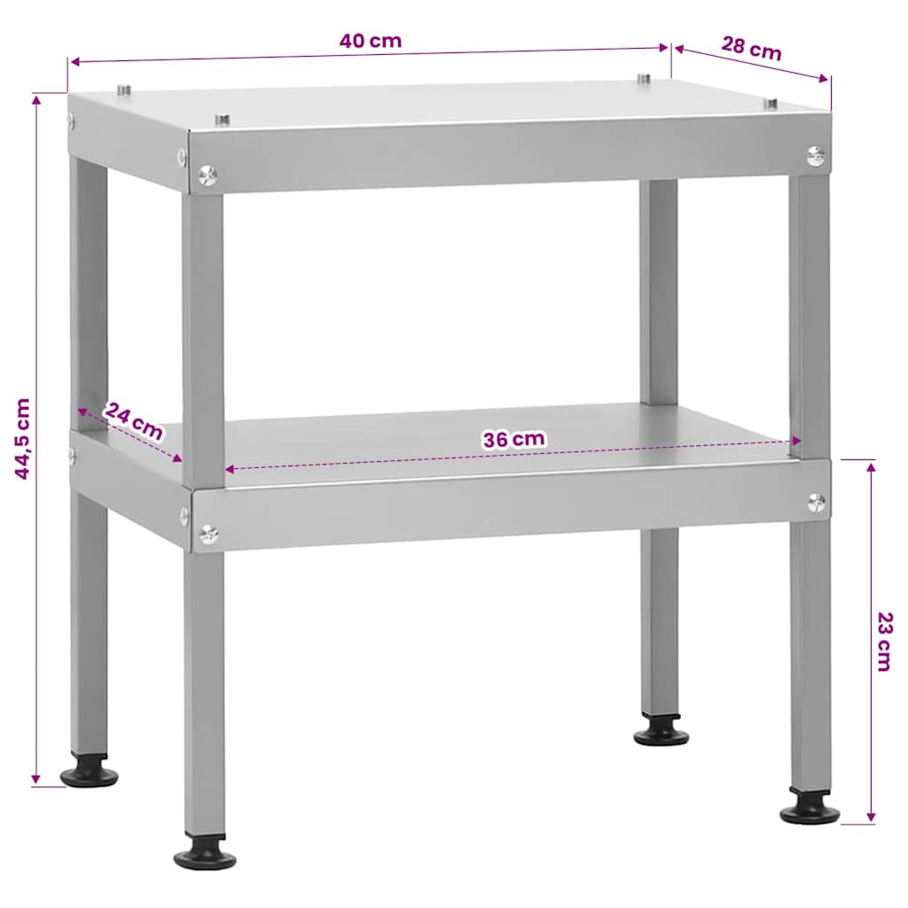 BBQ Oven Smoker with Table Galvanised Steel