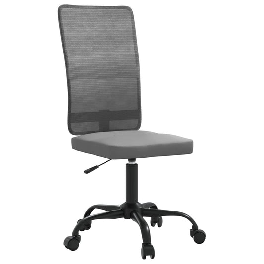 Office Chair Height Adjustable Grey Mesh Fabric Office Chair Height Adjustable Grey Mesh Fabric