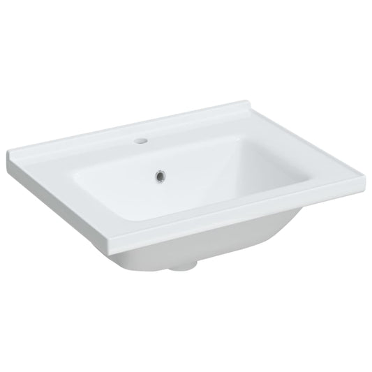 Bathroom Sink White 61x48x19.5 cm Rectangular Ceramic Bathroom Sink White 61x48x19.5 cm Rectangular Ceramic
