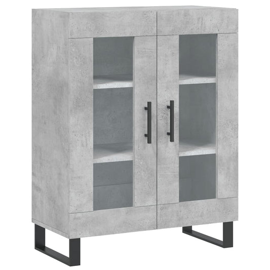 Sideboard Concrete Grey 69.5x34x90 cm Engineered Wood Sideboard Concrete Grey 69.5x34x90 cm Engineered Wood