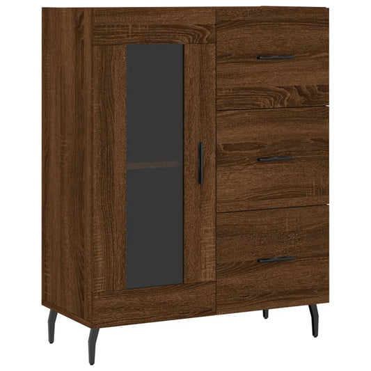 Sideboard Brown Oak 69.5x34x90 cm Engineered Wood Sideboard Brown Oak 69.5x34x90 cm Engineered Wood