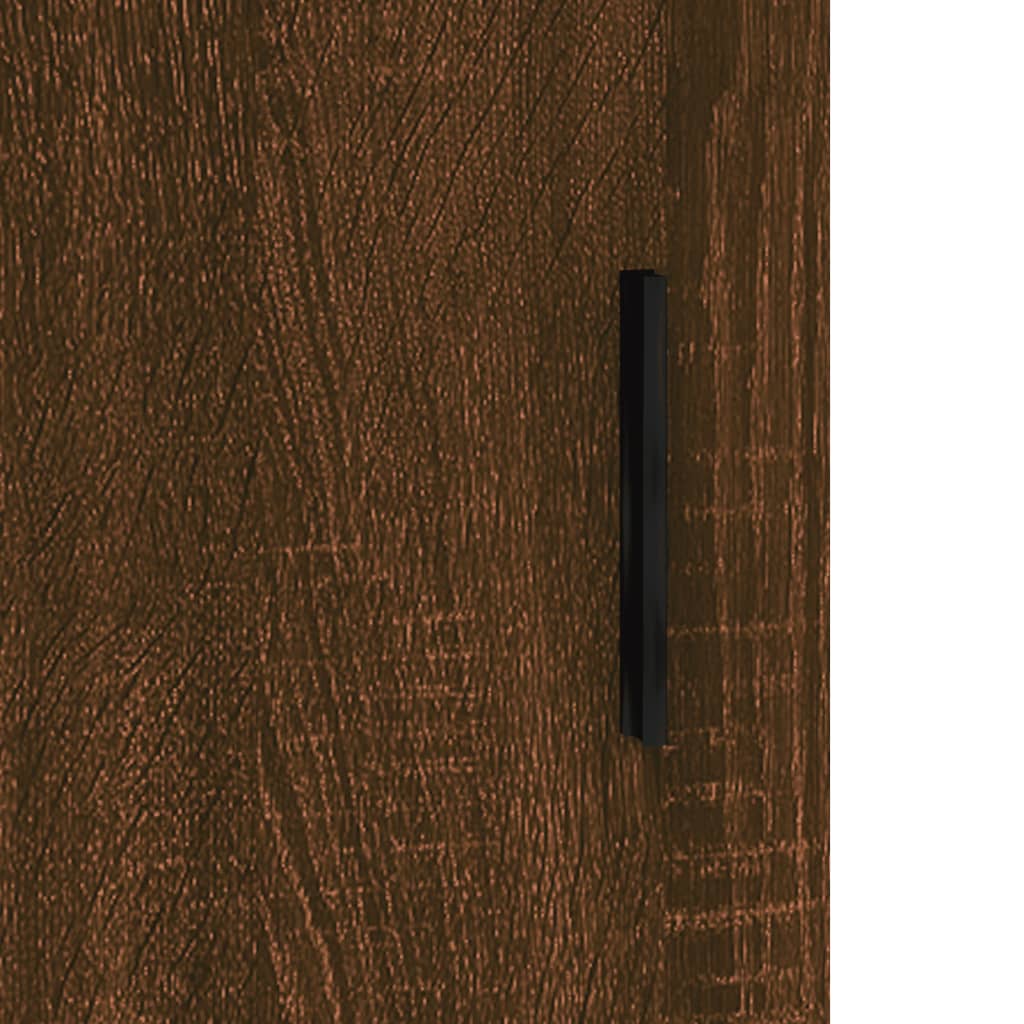 Sideboard Brown Oak 69,5x34x90 cm Engineered Wood