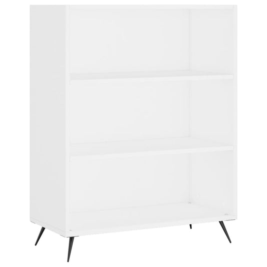 Bookcase White 69.5x32.5x90 cm Engineered Wood Bookcase White 69.5x32.5x90 cm Engineered Wood