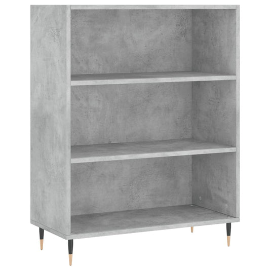 Bookcase Concrete Grey 69.5x32.5x90 cm Engineered Wood Bookcase Concrete Grey 69.5x32.5x90 cm Engineered Wood