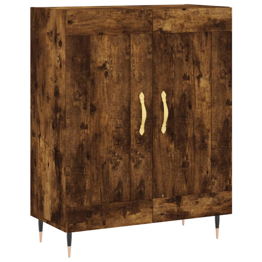 Sideboard Smoked Oak 69,5x34x90 cm Engineered Wood Sideboard Smoked Oak 69,5x34x90 cm Engineered Wood