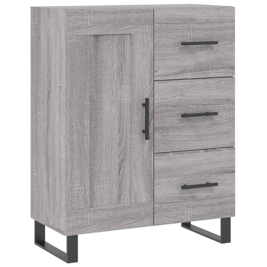Sideboard Grey Sonoma 69,5x34x90 cm Engineered Wood Sideboard Grey Sonoma 69,5x34x90 cm Engineered Wood