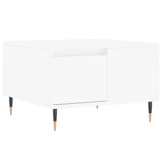Coffee Table White 55x55x36.5 cm Engineered Wood Coffee Table White 55x55x36.5 cm Engineered Wood