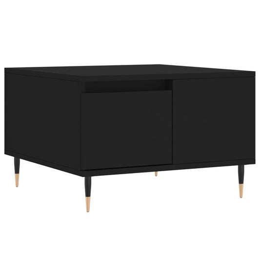Coffee Table Black 55x55x36.5 cm Engineered Wood Coffee Table Black 55x55x36.5 cm Engineered Wood