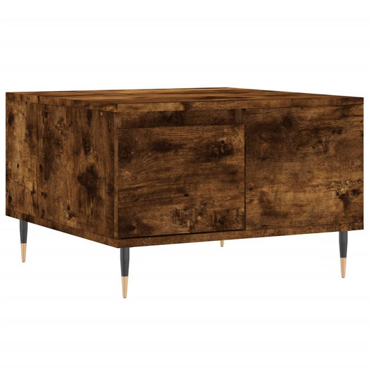 Coffee Table Smoked Oak 55x55x36.5 cm Engineered Wood Coffee Table Smoked Oak 55x55x36.5 cm Engineered Wood