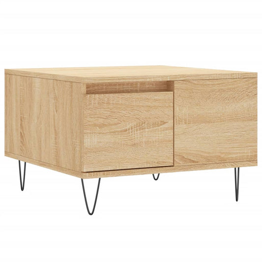 Coffee Table Sonoma Oak 55x55x36.5 cm Engineered Wood Coffee Table Sonoma Oak 55x55x36.5 cm Engineered Wood