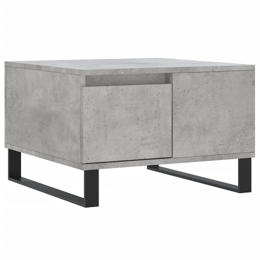 Coffee Table Concrete Grey 55x55x36.5 cm Engineered Wood Coffee Table Concrete Grey 55x55x36.5 cm Engineered Wood