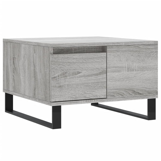 Coffee Table Grey Sonoma 55x55x36.5 cm Engineered Wood Coffee Table Grey Sonoma 55x55x36.5 cm Engineered Wood