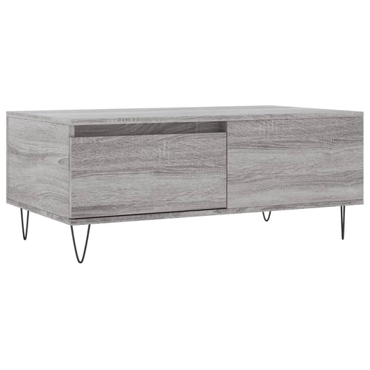 Coffee Table Grey Sonoma 90x50x36.5 cm Engineered Wood Coffee Table Grey Sonoma 90x50x36.5 cm Engineered Wood