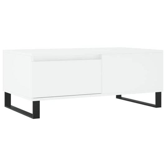 Coffee Table White 90x50x36,5 cm Engineered Wood Coffee Table White 90x50x36,5 cm Engineered Wood