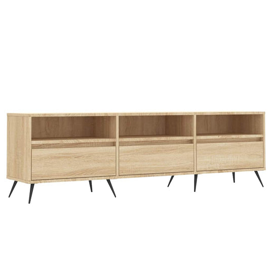 TV Cabinet Sonoma Oak 150x30x44,5 cm Engineered Wood TV Cabinet Sonoma Oak 150x30x44,5 cm Engineered Wood