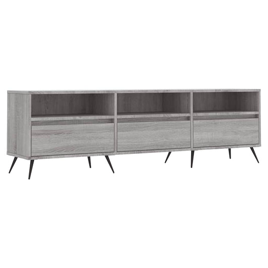 TV Cabinet Grey Sonoma 150x30x44,5 cm Engineered Wood TV Cabinet Grey Sonoma 150x30x44,5 cm Engineered Wood