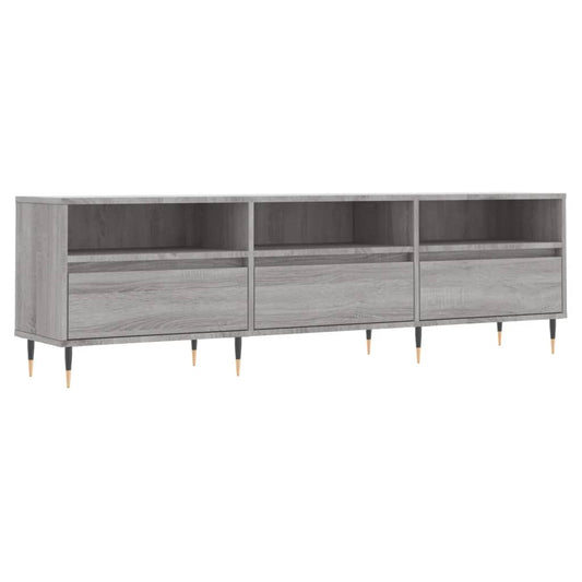 TV Cabinet Grey Sonoma 150x30x44,5 cm Engineered Wood TV Cabinet Grey Sonoma 150x30x44,5 cm Engineered Wood