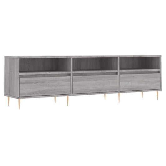 TV Cabinet Grey Sonoma 150x30x44,5 cm Engineered Wood TV Cabinet Grey Sonoma 150x30x44,5 cm Engineered Wood