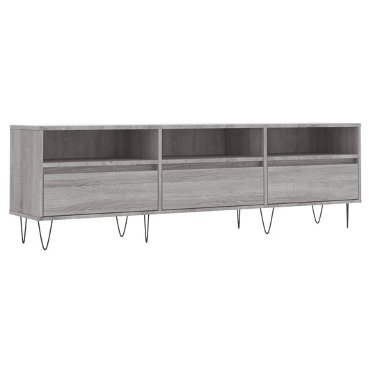 TV Cabinet Grey Sonoma 150x30x44,5 cm Engineered Wood TV Cabinet Grey Sonoma 150x30x44,5 cm Engineered Wood