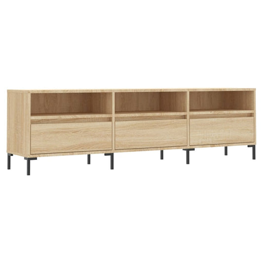 TV Cabinet Sonoma Oak 150x30x44,5 cm Engineered Wood TV Cabinet Sonoma Oak 150x30x44,5 cm Engineered Wood