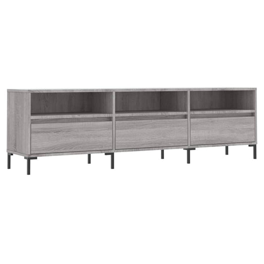 TV Cabinet Grey Sonoma 150x30x44,5 cm Engineered Wood TV Cabinet Grey Sonoma 150x30x44,5 cm Engineered Wood