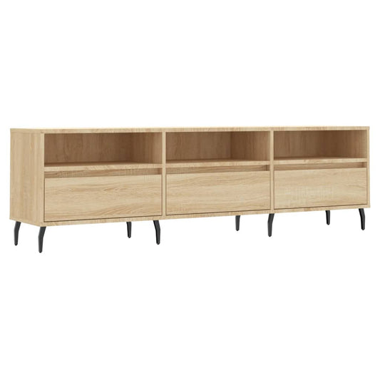 TV Cabinet Sonoma Oak 150x30x44,5 cm Engineered Wood TV Cabinet Sonoma Oak 150x30x44,5 cm Engineered Wood