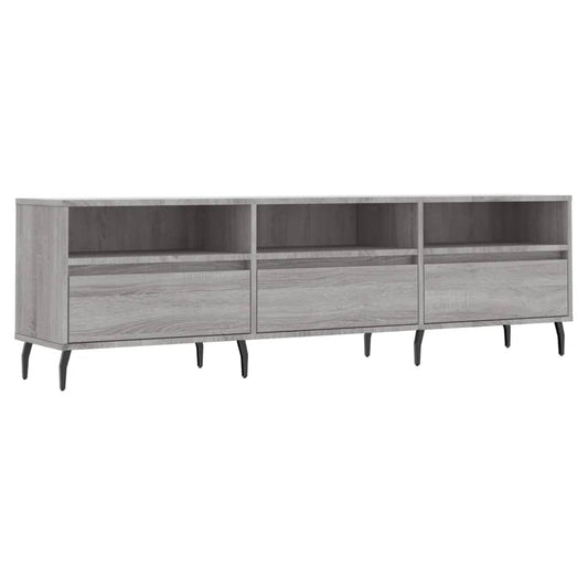 TV Cabinet Grey Sonoma 150x30x44,5 cm Engineered Wood TV Cabinet Grey Sonoma 150x30x44,5 cm Engineered Wood