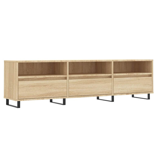 TV Cabinet Sonoma Oak 150x30x44,5 cm Engineered Wood TV Cabinet Sonoma Oak 150x30x44,5 cm Engineered Wood
