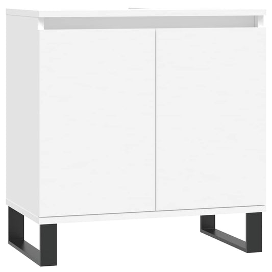 Bathroom Cabinet White 58x33x60 cm Engineered Wood Bathroom Cabinet White 58x33x60 cm Engineered Wood