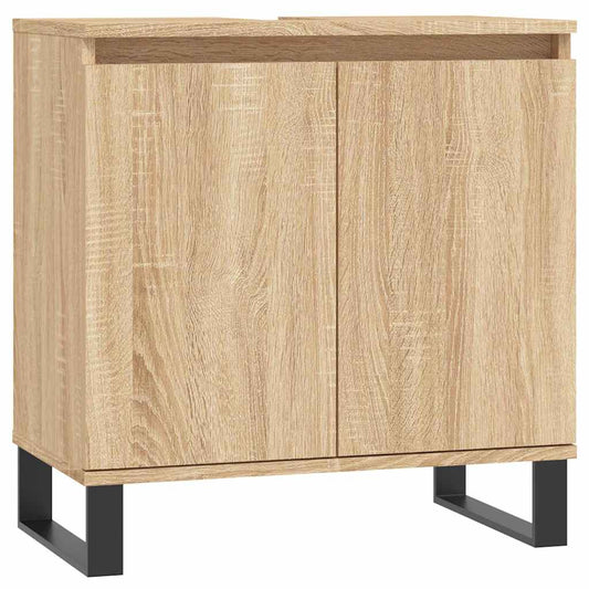 Bathroom Cabinet Sonoma Oak 58x33x60 cm Engineered Wood Bathroom Cabinet Sonoma Oak 58x33x60 cm Engineered Wood
