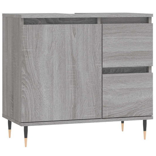 Bathroom Cabinet Grey Sonoma 65x33x60 cm Engineered Wood Bathroom Cabinet Grey Sonoma 65x33x60 cm Engineered Wood
