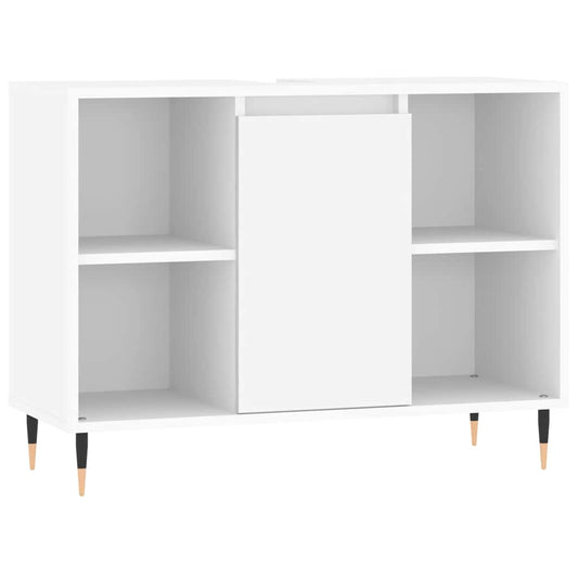 Bathroom Cabinet White 80x33x60 cm Engineered Wood Bathroom Cabinet White 80x33x60 cm Engineered Wood