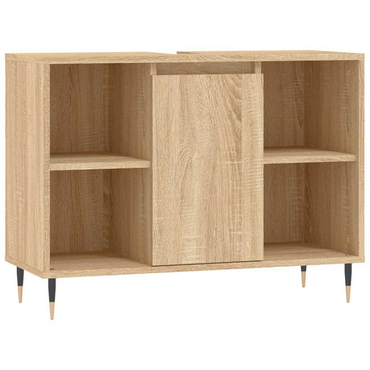 Bathroom Cabinet Sonoma Oak 80x33x60 cm Engineered Wood Bathroom Cabinet Sonoma Oak 80x33x60 cm Engineered Wood