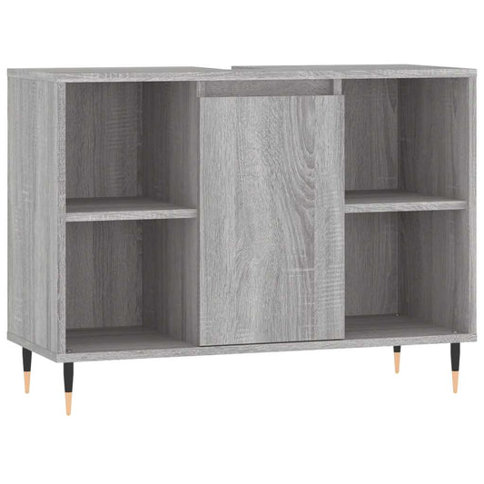 Bathroom Cabinet Grey Sonoma 80x33x60 cm Engineered Wood Bathroom Cabinet Grey Sonoma 80x33x60 cm Engineered Wood