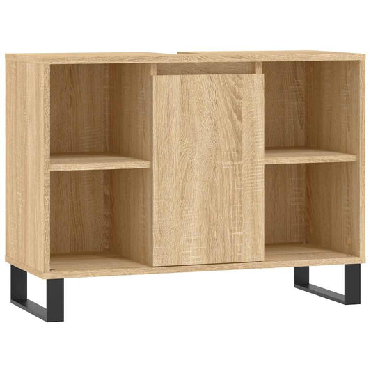 Bathroom Cabinet Sonoma Oak 80x33x60 cm Engineered Wood Bathroom Cabinet Sonoma Oak 80x33x60 cm Engineered Wood