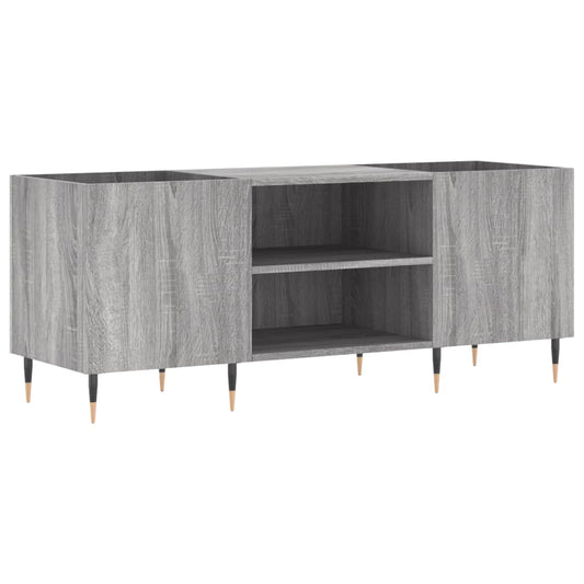 Record Cabinet Grey Sonoma 121x38x48 cm Engineered Wood Record Cabinet Grey Sonoma 121x38x48 cm Engineered Wood