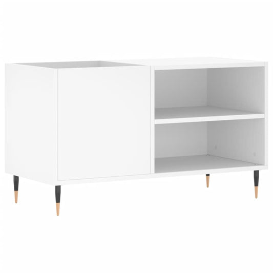 Record Cabinet White 85x38x48 cm Engineered Wood Record Cabinet White 85x38x48 cm Engineered Wood
