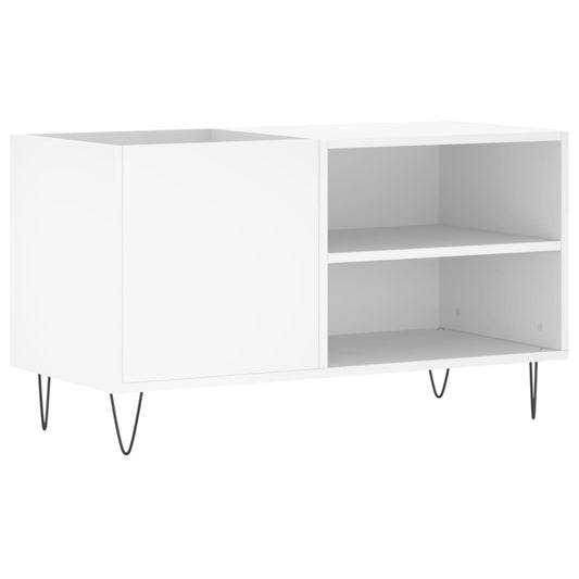Record Cabinet White 85x38x48 cm Engineered Wood Record Cabinet White 85x38x48 cm Engineered Wood
