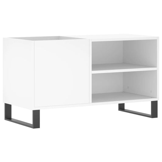 Record Cabinet White 85x38x48 cm Engineered Wood Record Cabinet White 85x38x48 cm Engineered Wood