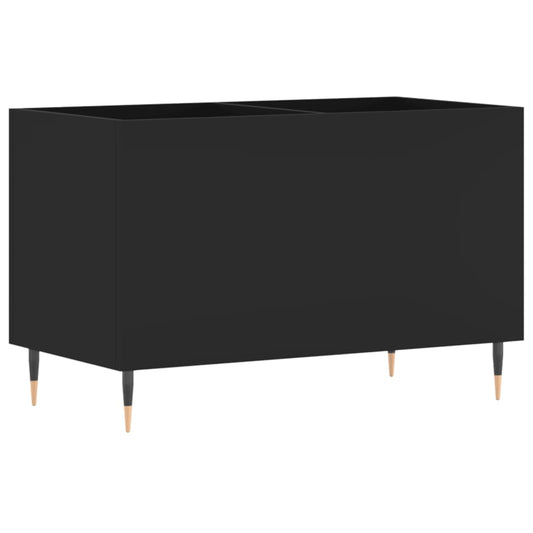 Record Cabinet Black 74.5x38x48 cm Engineered Wood Record Cabinet Black 74.5x38x48 cm Engineered Wood