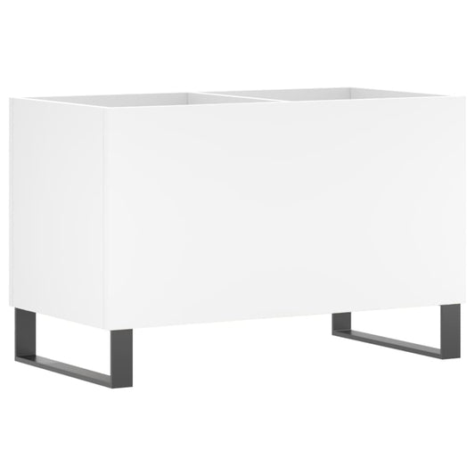 Record Cabinet White 74.5x38x48 cm Engineered Wood Record Cabinet White 74.5x38x48 cm Engineered Wood