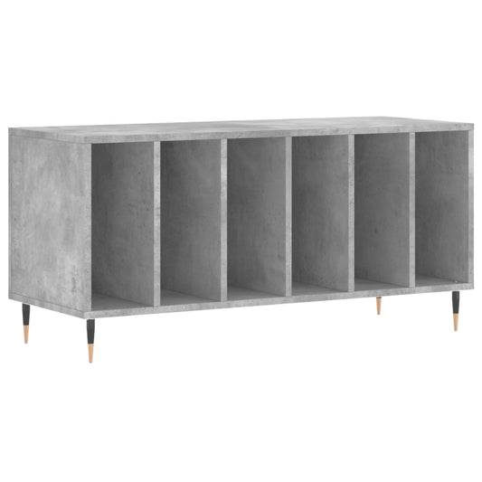 Record Cabinet Concrete Grey 100x38x48 cm Engineered Wood Record Cabinet Concrete Grey 100x38x48 cm Engineered Wood