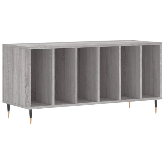 Record Cabinet Grey Sonoma 100x38x48 cm Engineered Wood Record Cabinet Grey Sonoma 100x38x48 cm Engineered Wood