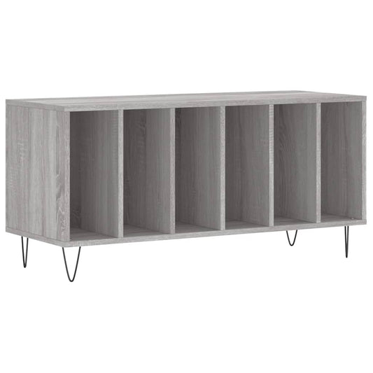 Record Cabinet Grey Sonoma 100x38x48 cm Engineered Wood Record Cabinet Grey Sonoma 100x38x48 cm Engineered Wood